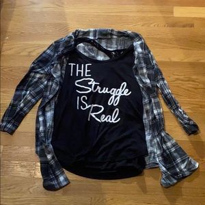 Tank Top and Flannel